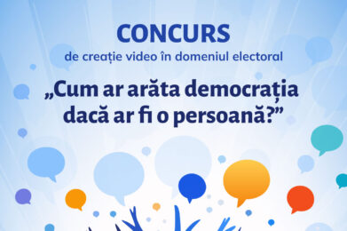 Dă un chip democrației! CICDE lansează un concurs de creație video pentru tineri