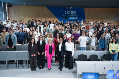 Democrația se învață prin participare: dialog cu circa 180 de studenți ai UTM
