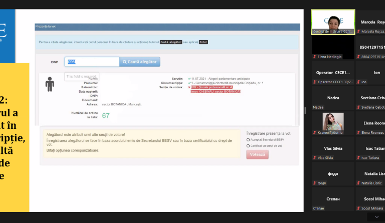 Captură instruire operatori