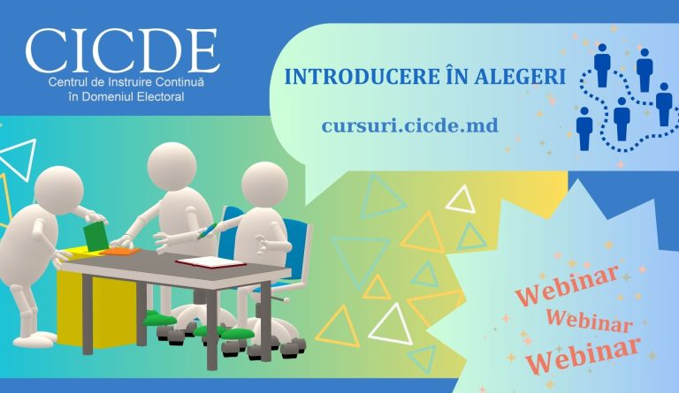 webinar introducere în alegeri